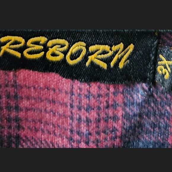 REBORN NEW Plus size plaid warm stylish long sleeve front zip pullover top 3X - Picture 8 of 15